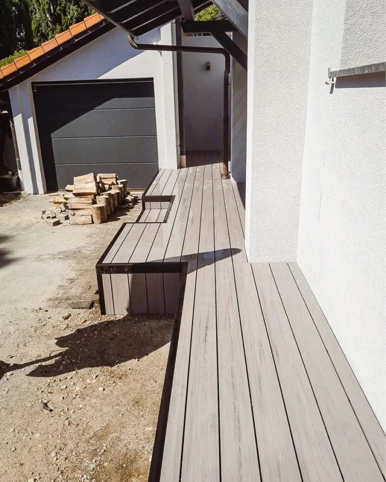 Terrasse en lame composite