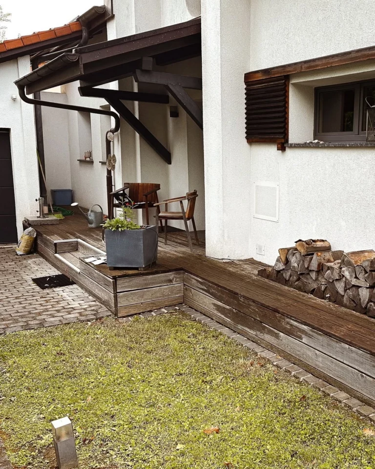 Terrasse en lame composite