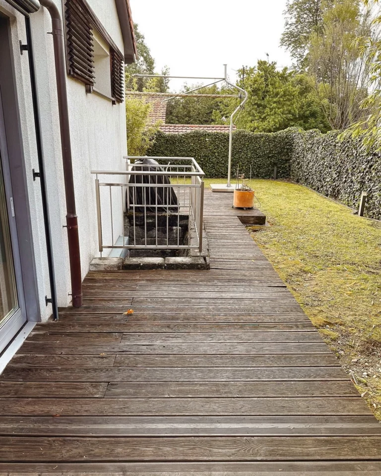 Terrasse en lame composite